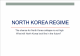 North Korea regime